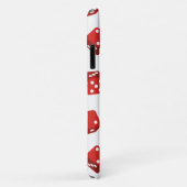 Craps speler Rode dobbelstenen Case-Mate iPhone Case (Achterkant/rechts)