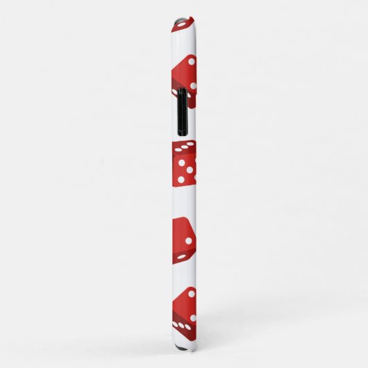 Craps speler Rode dobbelstenen Case-Mate iPhone Case (Achterkant/rechts)