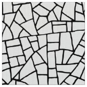 Craquelure Pattern - Zwart-wit Stof (Close Up)