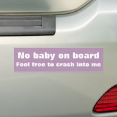 Crash Bumpersticker (Op auto)