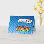 Crash ! Carte de fête des mères (Fleur jaune)