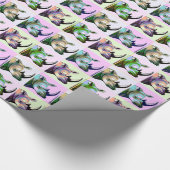 Crash of Rhinos Pop Art Cadeaupapier (Hoek)
