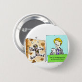 Crash Tekst Dummy Grappig Ronde Button 5,7 Cm (Voorkant /achterkant)