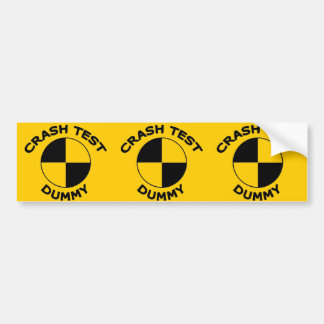 Crash Test Dummy Bumpersticker