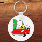 Crash Test Dummy en autooplading Sleutelhanger (Voorkant)