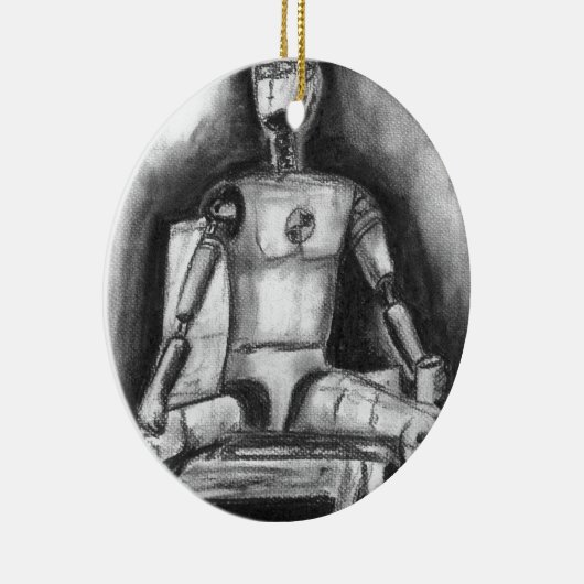 Crash Test Dummy Keramisch Ornament (Rechts)