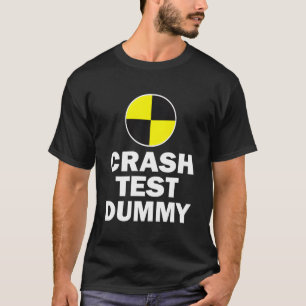 Crash Test Dummy Last Minute Costume Funny Brawe T-shirt