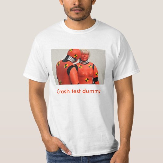Crash test dummy T shirt (Voorkant)