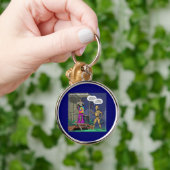 Crash Test Hippie Funny Sleutelhanger (Hand)