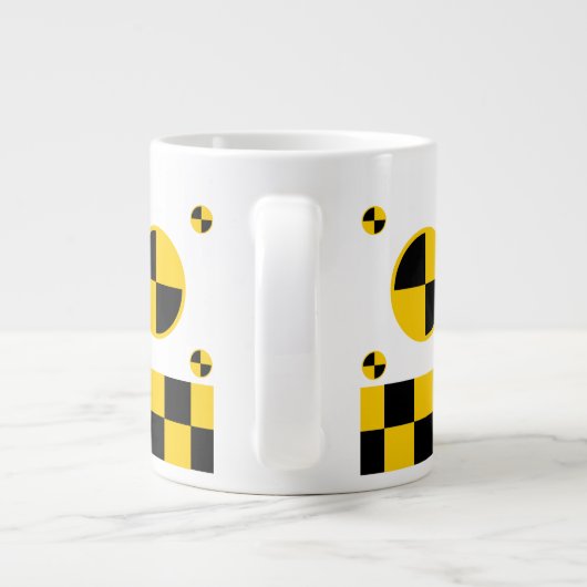 Crash Test Markers Graphics Jumbo Beker (Achterkant)