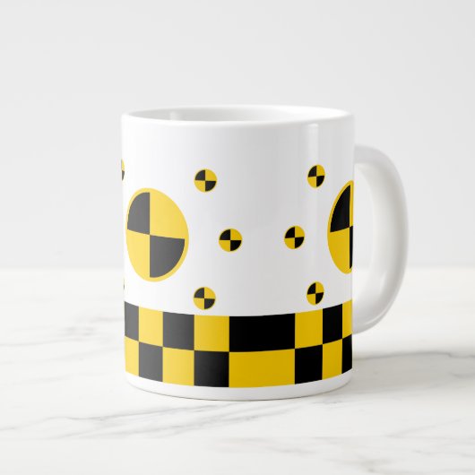 Crash Test Markers Graphics Jumbo Beker (Voorkant rechts)