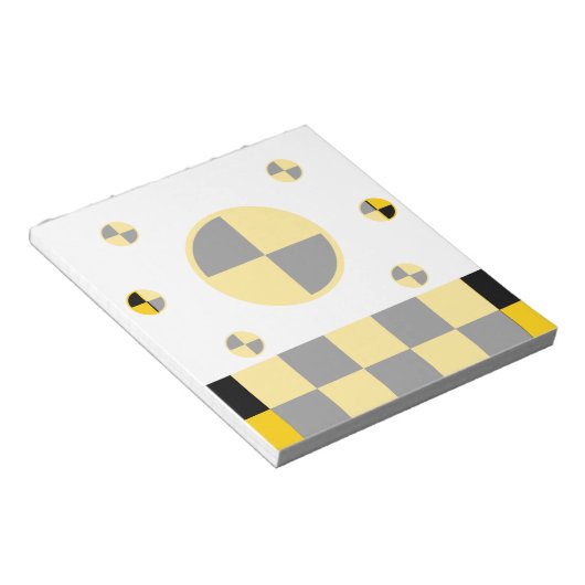 Crash Test Markers Graphics Notitieblok (Schuin)