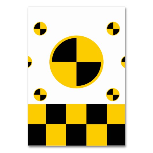 Crash Test Markers Kaart (Voorkant)