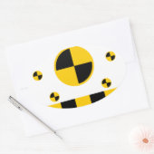 Crash Test Markers Ovale Sticker (Envelop)