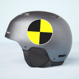 Crash test stickers de vinyle mannequin   noir et 