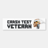 Crash Test Veteran Bumpersticker (Voorkant)