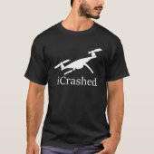 Crashed Drone Dark T-Shirt (Voorkant)