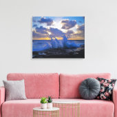 crashen! canvas afdruk (Insitu (Woonkamer))