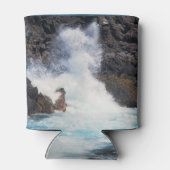 Crashen tegen de rotsen blikjeskoeler (Achterkant)