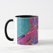 Crashers de lune, Mug d'art Abstrait (Gauche)