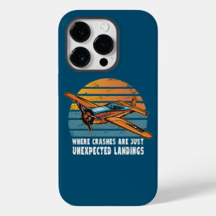 Crashes zijn onverwachte landingen grappig RC vlie Case-Mate iPhone 14 Pro Hoesje