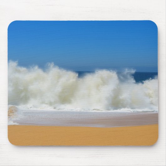 Crashing Ocean Waves Mousepad Muismat (Voorkant)