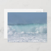 Crashing Wave-foto Feestdagenkaart (Voorkant / Achterkant)