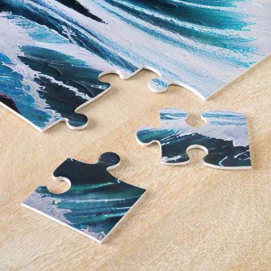 Crashing Waves puzzel Legpuzzel (Zijkant)