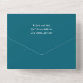 Crashing Waves Wedding All in One Invitting All In One Uitnodiging (Achterkant)