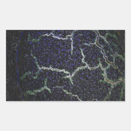 crashshell rechthoekige sticker (Voorkant)