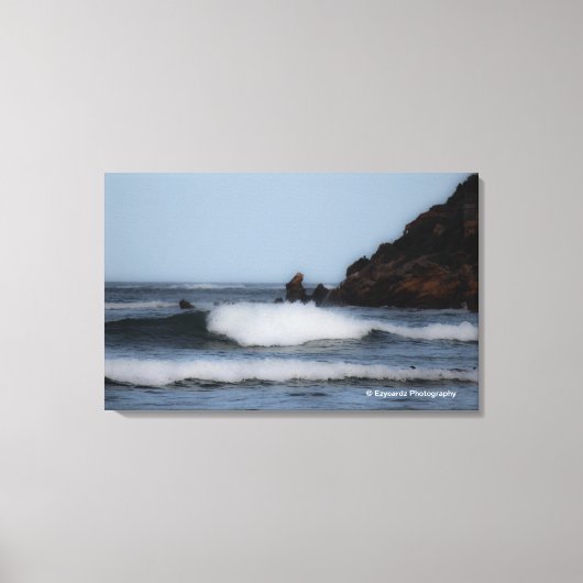 Crashwaves Canvas Afdruk (Voorkant)