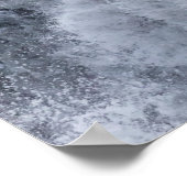 CrashWaves in de winter Poster (Hoek)