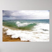 CrashWaves in Maui Poster (Voorkant)