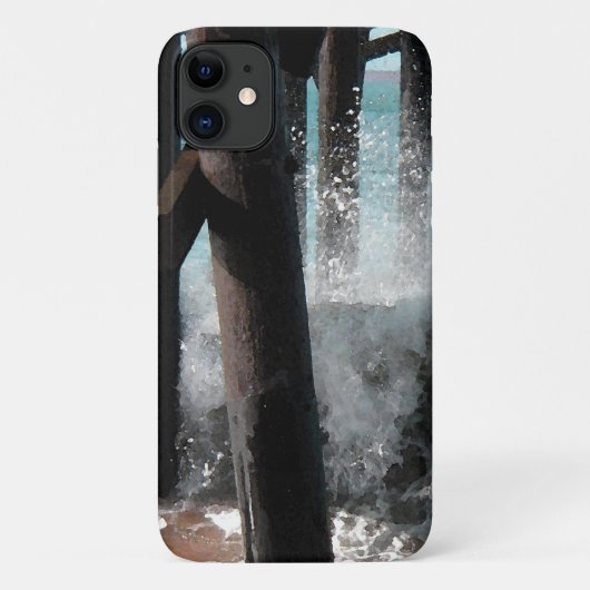CrashWaves onder de pier Case-Mate iPhone Case (Achterkant)
