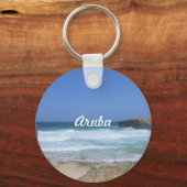 CrashWaves op Boca Keto in Aruba Sleutelhanger (Voorkant)
