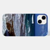 CrashWaves op Rocks Print Hoesje (Achterkant (horizontaal))