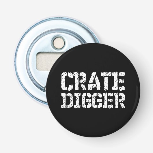 Crate Digger Button Flesopener (Voorkant)