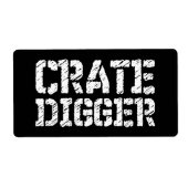 Crate Digger Etiket (Voorkant)