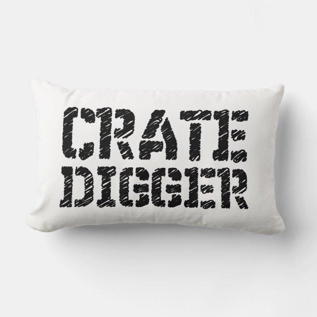 Crate Digger Kussen (Voorkant)
