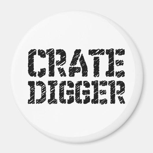 Crate Digger Magneet (Voorkant)