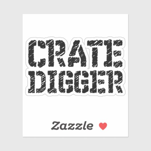 Crate Digger Sticker (Vel)