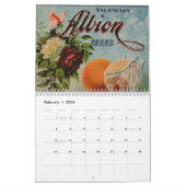 , Crate Label Calendar Kalender (Feb 2026)
