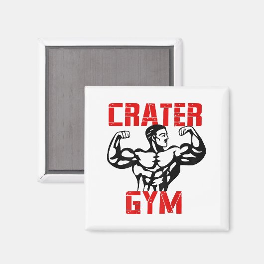 Crater Gym  Magneet (Voorkant / Achterkant)