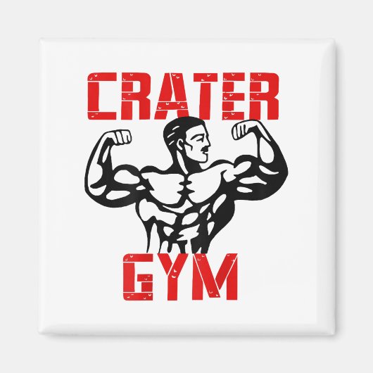 Crater Gym  Magneet (Voorkant)