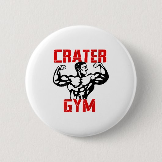 Crater Gym  Ronde Button 5,7 Cm (Voorkant)
