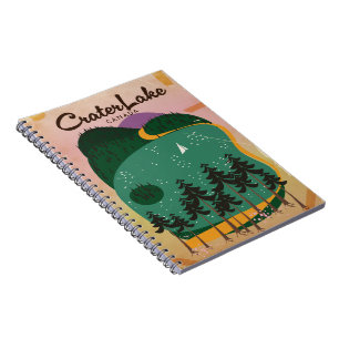 Crater lake Canada Reisposter Notitieboek