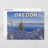 Crater Lake En Oregon Carte Postale (Devant / Derrière)