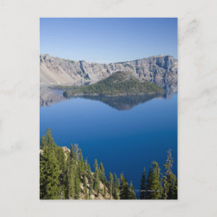 Crater Lake en Wizard Island Briefkaart