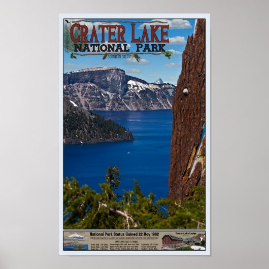 Crater Lake - Informationeel Poster (Voorkant)