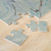 Crater Lake-kaart puzzle Legpuzzel (Zijkant)